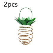 Outdoor Waterproof Garden Pineapple Solar Lights Path Lights Hanging Fairy Lights Solar Led Warm Fairy String Decor