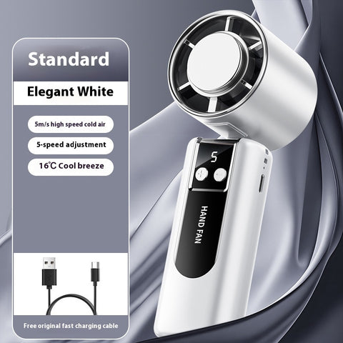 New Handheld Cooling Fan Foldable Portable Portable Small Mini Outdoor Halter Fan