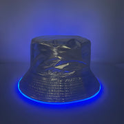 Bar Disco Glowing Bucket Hat Halloween Party LED Light
