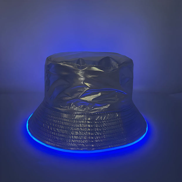 Bar Disco Glowing Bucket Hat Halloween Party LED Light