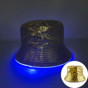 Bar Disco Glowing Bucket Hat Halloween Party LED Light