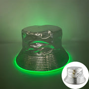 Bar Disco Glowing Bucket Hat Halloween Party LED Light