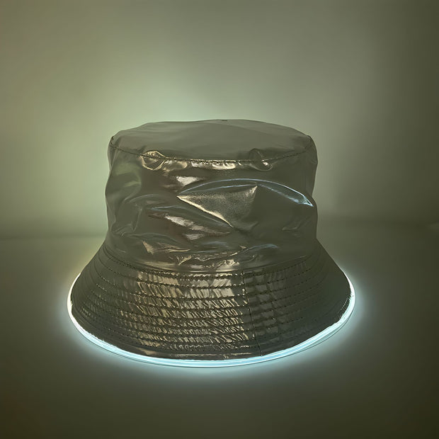 Bar Disco Glowing Bucket Hat Halloween Party LED Light